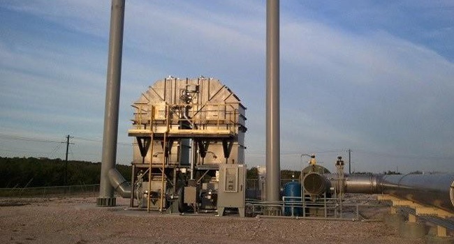 natural gas processing thermal oxidizer 1